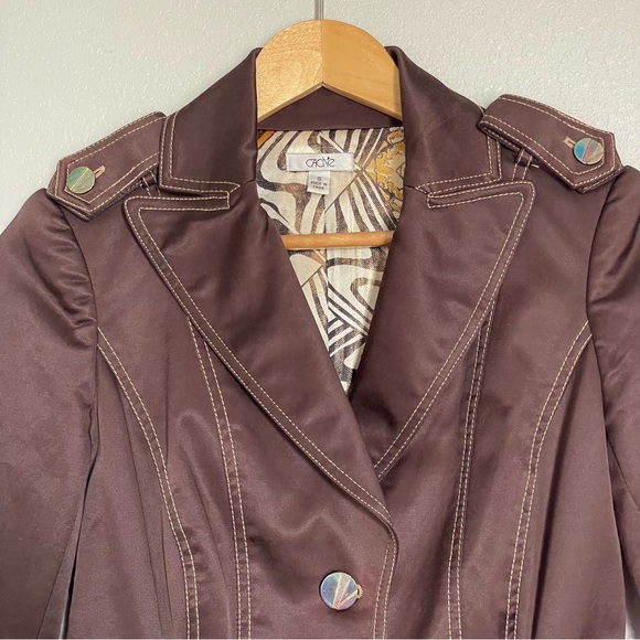 Cache - Brown Blazer - Size S - Like New - Picture 7 of 12